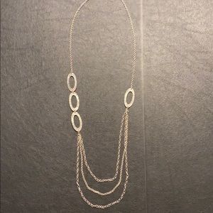 Silpada Sterling Silver Cascading Oval Necklace